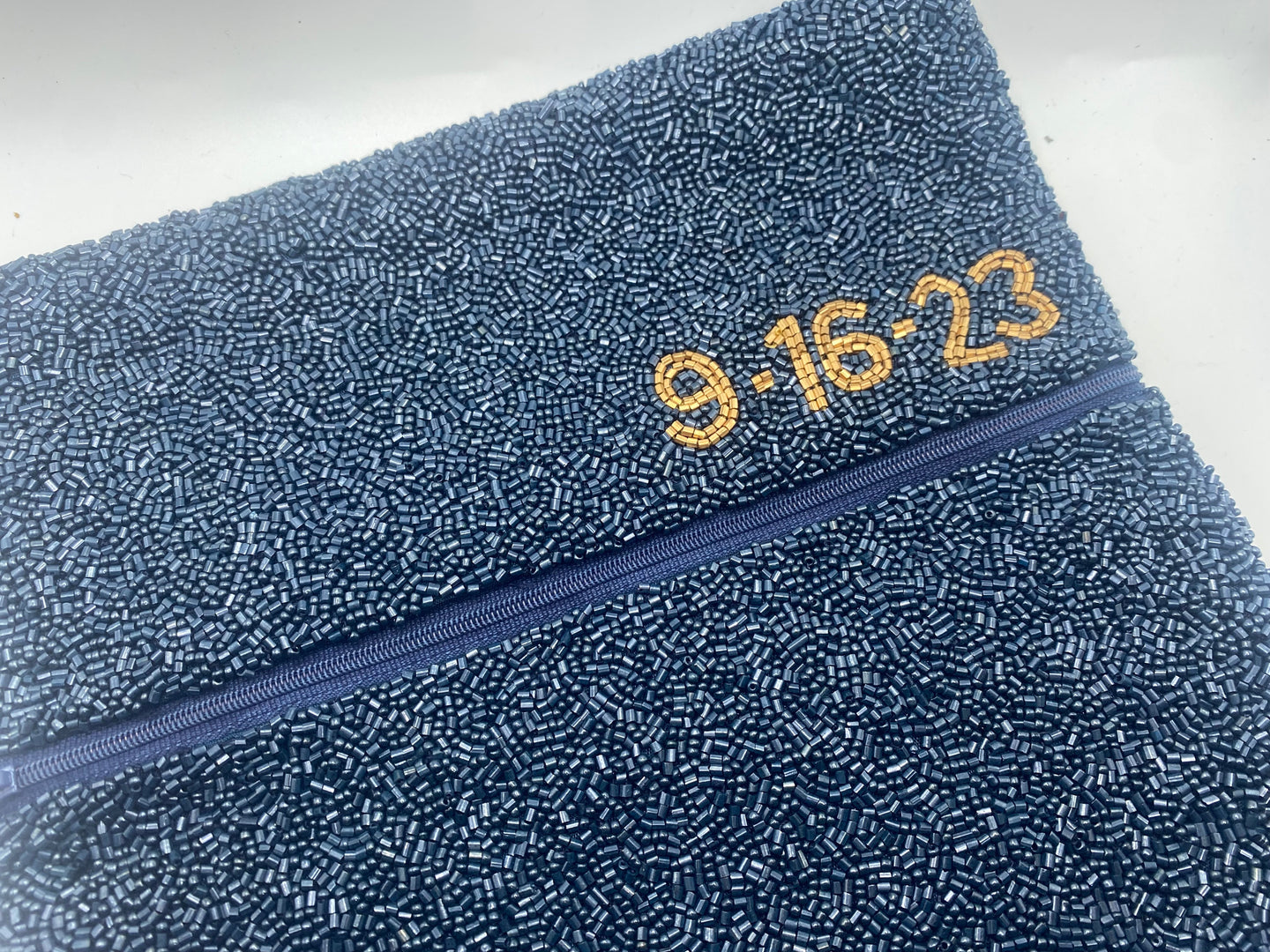 Beaded Foldover Clutch